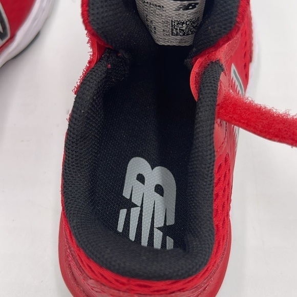 New Balance 680 V6IA680RB6 Bungee Red Low Top Hook & Loop Sneaker Toddler Size 7 - Picture 11 of 12